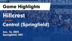 Hillcrest  vs Central  (Springfield) Game Highlights - Jan. 16, 2024
