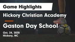 Hickory Christian Academy vs Gaston Day School Game Highlights - Oct. 24, 2020