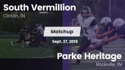 Matchup: South Vermillion vs. Parke Heritage  2019