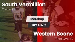 Matchup: South Vermillion vs. Western Boone  2019