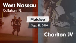 Matchup: West Nassau vs. Charlton JV 2016