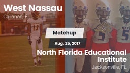 Matchup: West Nassau vs. North Florida Educational Institute  2017