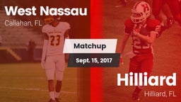 Matchup: West Nassau vs. Hilliard  2017