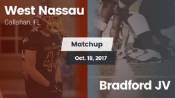 Matchup: West Nassau vs. Bradford JV 2017