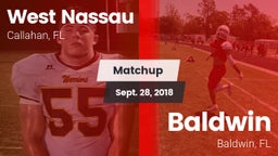 Matchup: West Nassau vs. Baldwin  2018