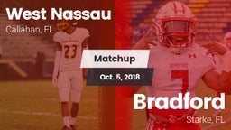 Matchup: West Nassau vs. Bradford  2018