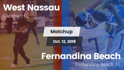 Matchup: West Nassau vs. Fernandina Beach  2018
