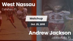 Matchup: West Nassau vs. Andrew Jackson  2018