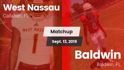 Matchup: West Nassau vs. Baldwin  2019