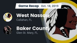 Recap: West Nassau  vs. Baker County  2019