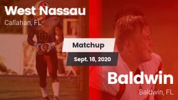Matchup: West Nassau vs. Baldwin  2020