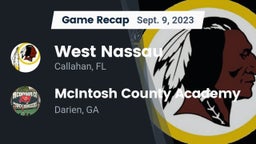 Recap: West Nassau  vs. McIntosh County Academy  2023
