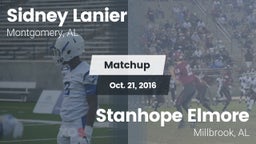 Matchup: Sidney Lanier High vs. Stanhope Elmore  2016