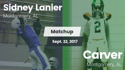 Matchup: Sidney Lanier High vs. Carver  2017