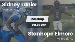 Matchup: Sidney Lanier High vs. Stanhope Elmore  2017