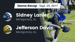 Recap: Sidney Lanier  vs. Jefferson Davis  2017
