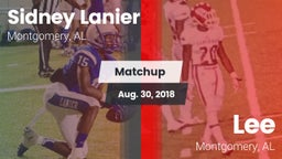 Matchup: Sidney Lanier High vs. Lee  2018