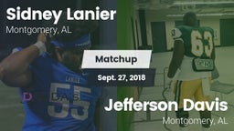 Matchup: Sidney Lanier High vs. Jefferson Davis  2018