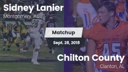 Matchup: Sidney Lanier High vs. Chilton County  2018