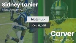 Matchup: Sidney Lanier High vs. Carver  2018