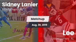 Matchup: Sidney Lanier High vs. Lee  2019