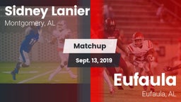 Matchup: Sidney Lanier High vs. Eufaula  2019