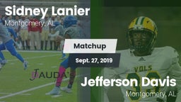 Matchup: Sidney Lanier High vs. Jefferson Davis  2019