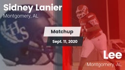 Matchup: Sidney Lanier High vs. Lee  2020