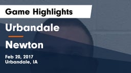 Urbandale  vs Newton   Game Highlights - Feb 20, 2017