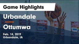 Urbandale  vs Ottumwa  Game Highlights - Feb. 14, 2019