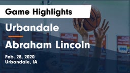 Urbandale  vs Abraham Lincoln  Game Highlights - Feb. 28, 2020