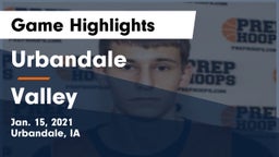 Urbandale  vs Valley  Game Highlights - Jan. 15, 2021
