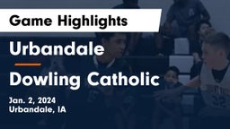 Urbandale  vs Dowling Catholic  Game Highlights - Jan. 2, 2024