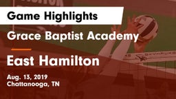 Grace Baptist Academy  vs East Hamilton  Game Highlights - Aug. 13, 2019