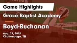 Grace Baptist Academy  vs Boyd-Buchanan  Game Highlights - Aug. 29, 2019