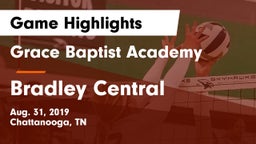 Grace Baptist Academy  vs Bradley Central  Game Highlights - Aug. 31, 2019