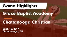 Grace Baptist Academy  vs Chattanooga Christian  Game Highlights - Sept. 12, 2019