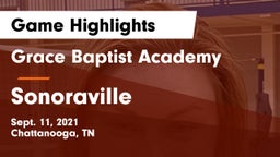 Grace Baptist Academy  vs Sonoraville Game Highlights - Sept. 11, 2021