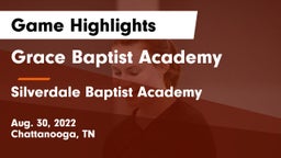 Grace Baptist Academy  vs Silverdale Baptist Academy Game Highlights - Aug. 30, 2022