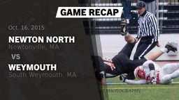 Recap: Newton North  vs. Weymouth  2015