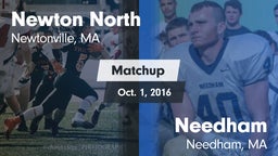 Matchup: Newton North High vs. Needham  2016