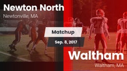 Matchup: Newton North vs. Waltham  2017