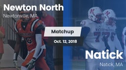 Matchup: Newton North vs. Natick  2018