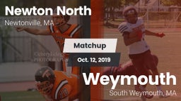 Matchup: Newton North vs. Weymouth  2019