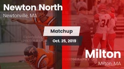 Matchup: Newton North vs. Milton  2019