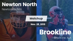 Matchup: Newton North vs. Brookline  2019