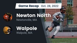 Recap: Newton North  vs. Walpole  2022