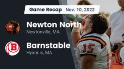 Recap: Newton North  vs. Barnstable  2022