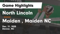 North Lincoln  vs Maiden , Maiden NC Game Highlights - Dec. 21, 2020