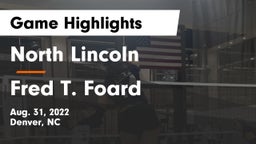 North Lincoln  vs Fred T. Foard Game Highlights - Aug. 31, 2022
